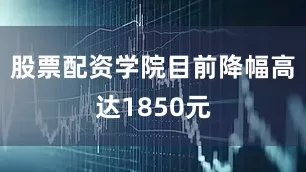 股票配资学院目前降幅高达1850元